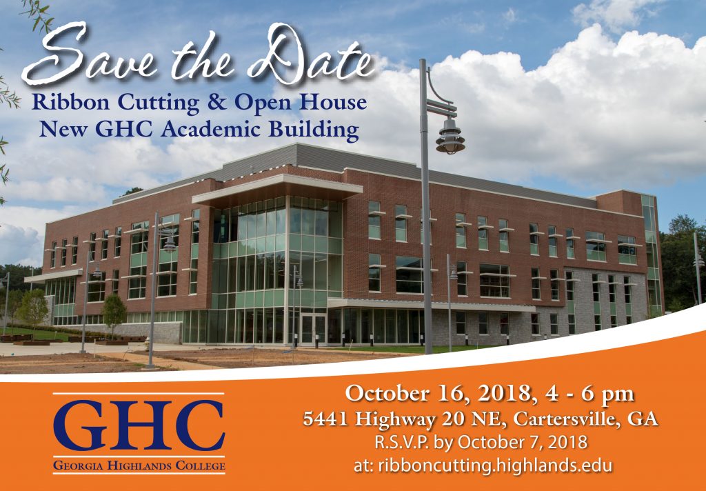 Date set for GHC’s new academic building Ribbon Cutting and Open House