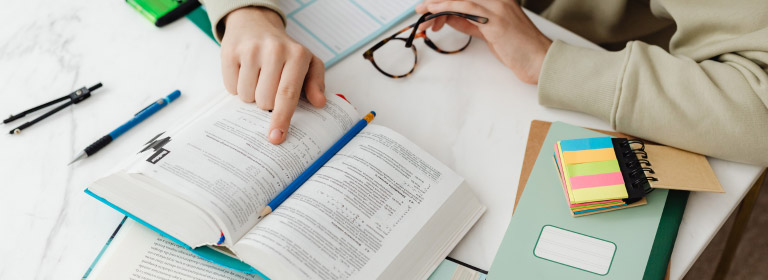 Books and studying