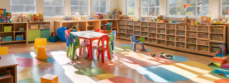 A child's classroom