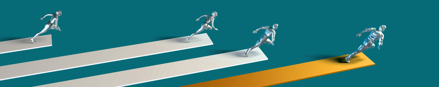 running figures